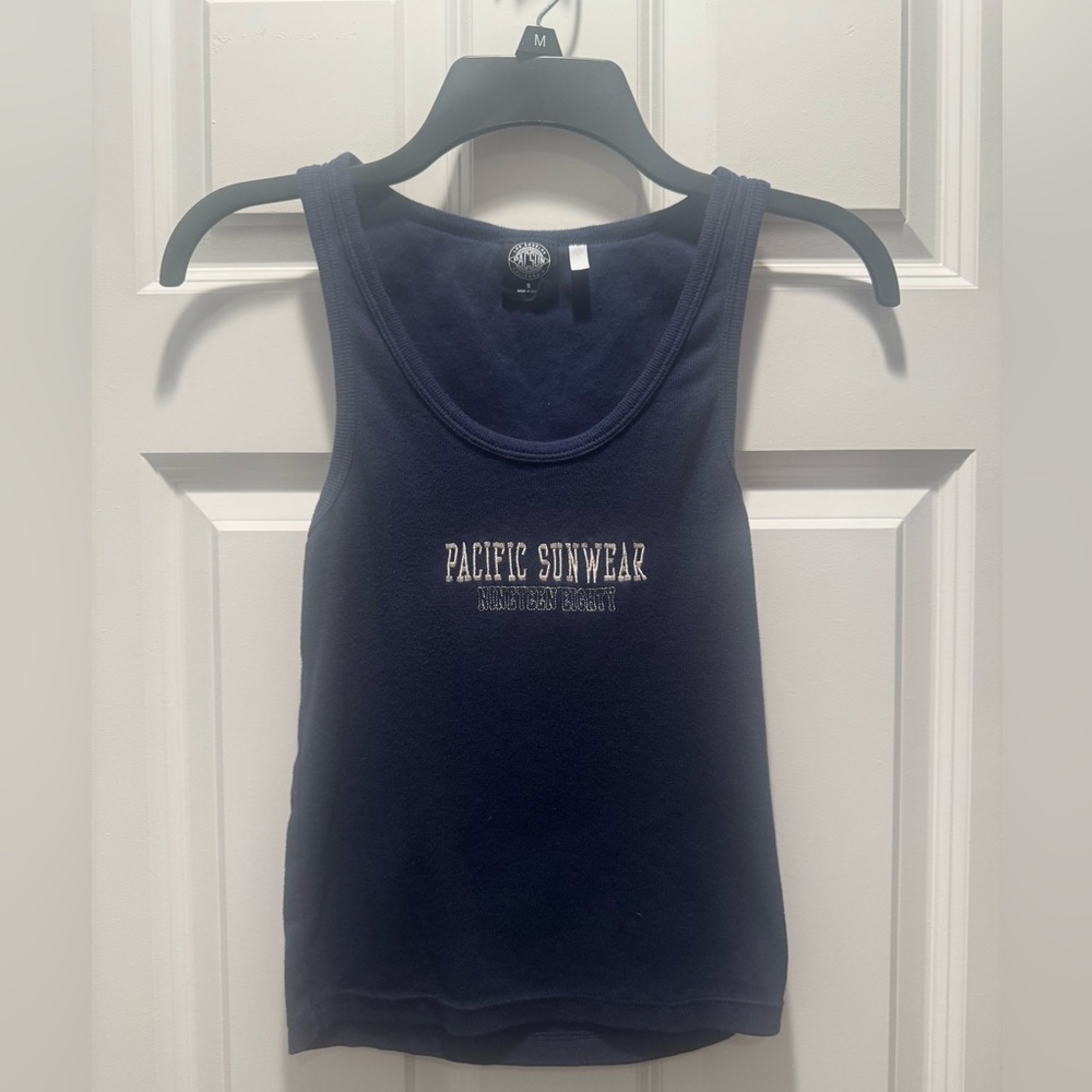 PacSun Navy Tank Top Size S